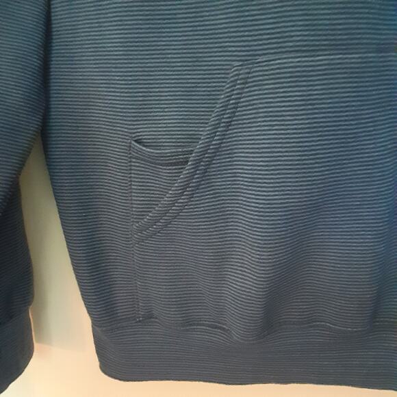 Pigeon Forge Tennessee Hoodie Mens L Blue Goats On The Roof Striped - Picture 4 of 8